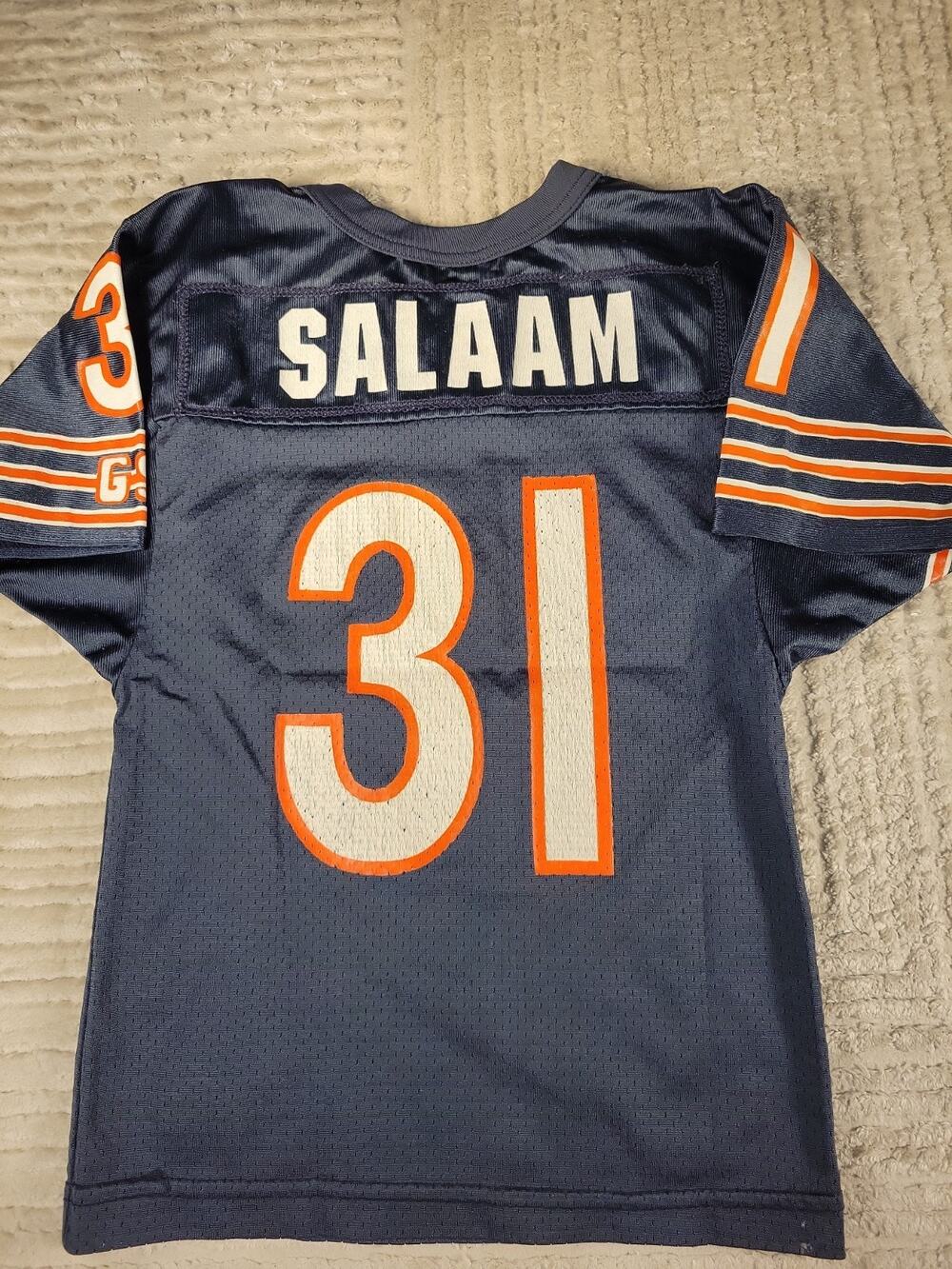 Wilson Rashaan Salaam Chicago Bears Football Jersey Youth XS 5-7 Boys Kids